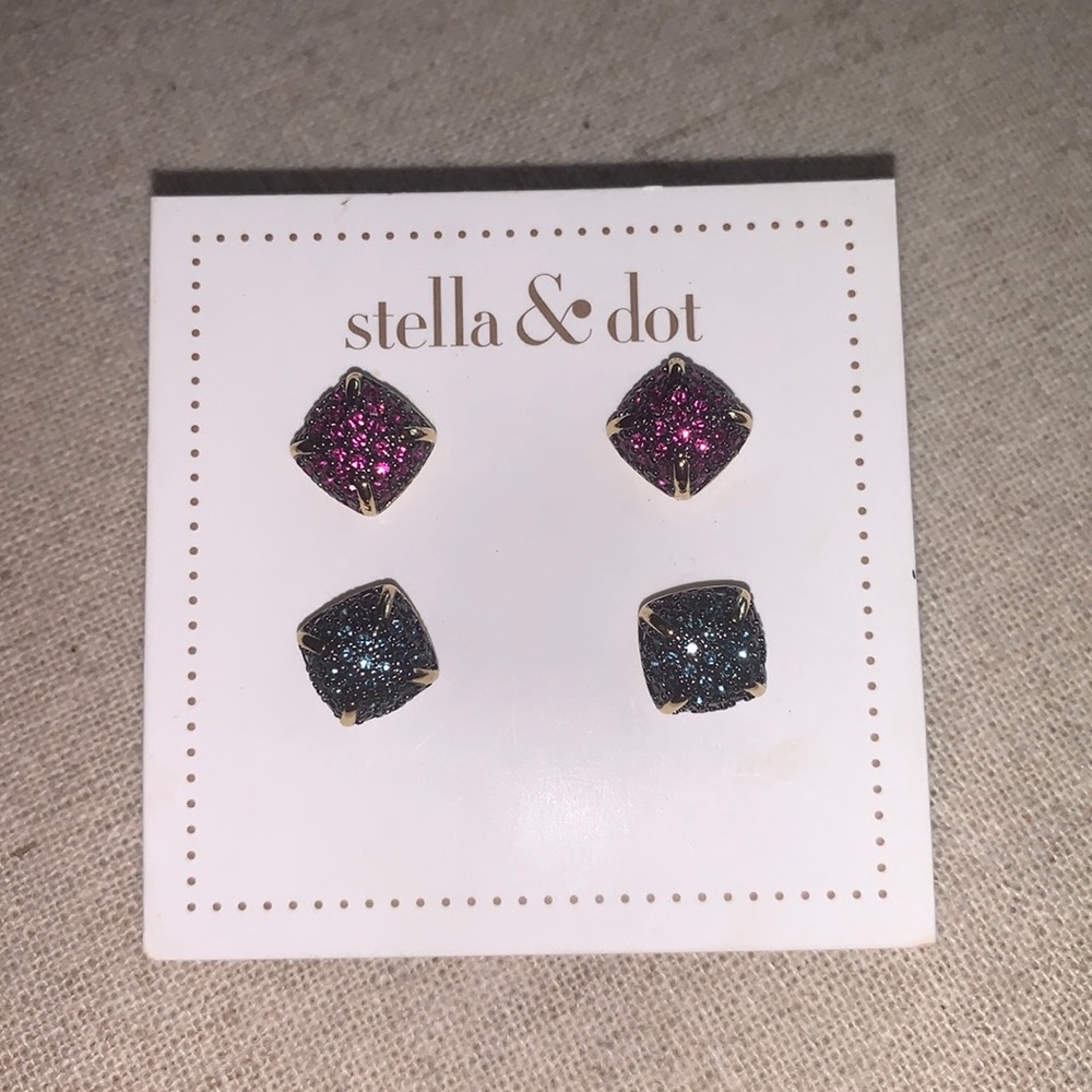 Stella and Dot Pavé Dome stud pack